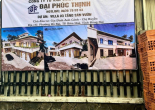 DỰ ÁN VILLA SÂN VƯỜN – ANH CẢNH, CHỊ HUYỀN