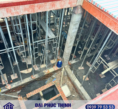 Hoạt động đổ bê tông - Đại Phúc Thịnh