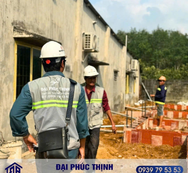 Hoạt động tổ đội thi công – Đại Phúc Thịnh